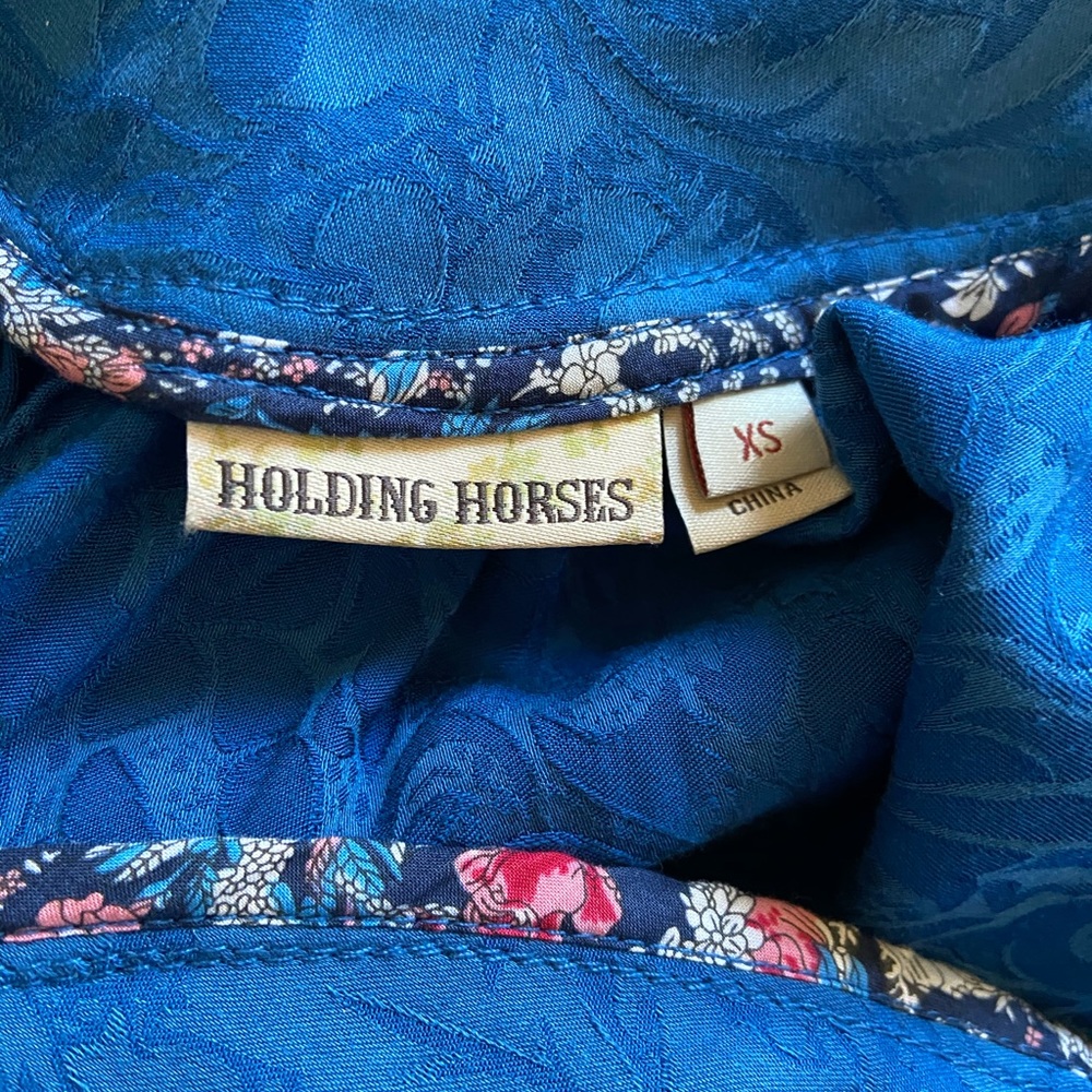Anthro Holding Horses open shoulder dress Leyton - Picture 2 of 9